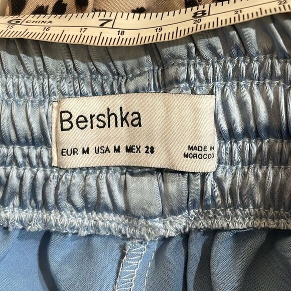 Bershka blue satin joggers | size M - Picture 7 of 8